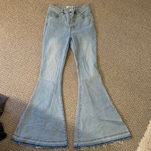 We The Free Light Blue Flare Jeans